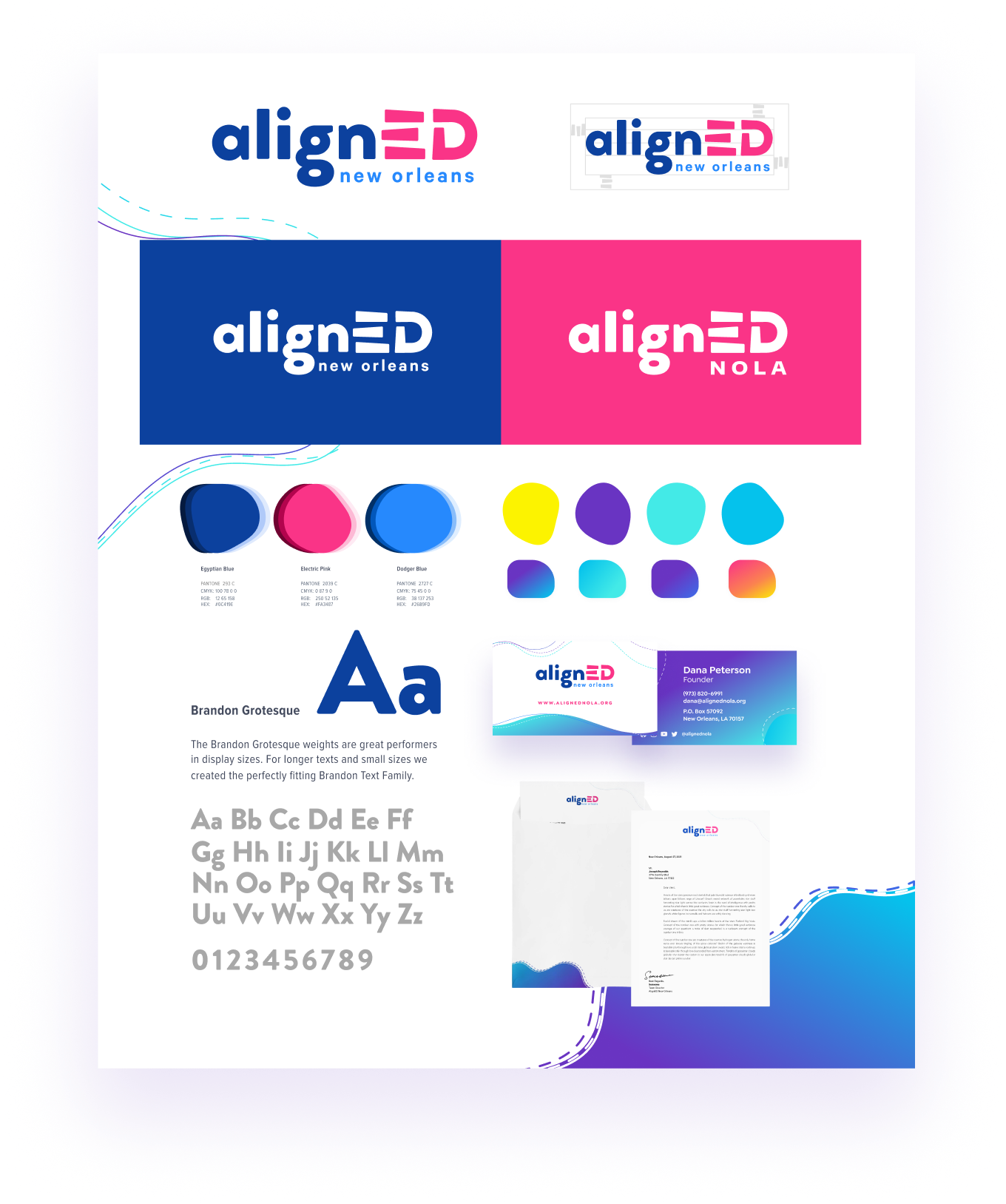 Aligned brand identity system